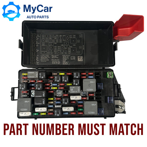 OEM REAR FUSE BOX UNDER SEAT 2008-2011 BUICK LUCERNE CADILLAC DTS 13697145