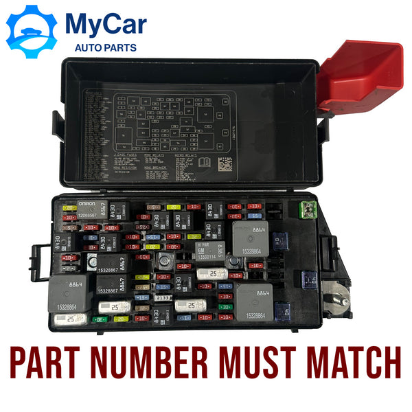 OEM REAR FUSE BOX UNDER SEAT 2008-2011 BUICK LUCERNE CADILLAC DTS 13697145