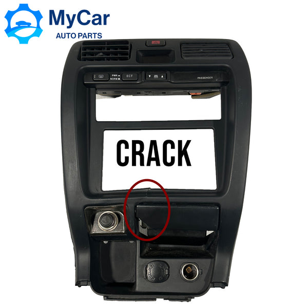 1999-2002 TOYOTA 4RUNNER FRONT RADIO STEREO CLIMATE CONTROL SWITCH PANEL BEZEL