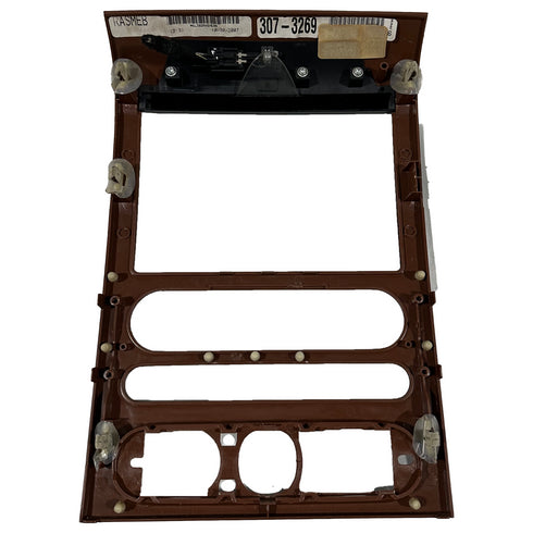 OEM FORD F150 2004-08 FRONT DASH RADIO A/C DIGITAL CLIMATE CONTROL BEZEL WOOD