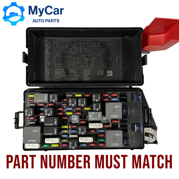 OEM REAR FUSE BOX UNDER SEAT 2008-2011 BUICK LUCERNE CADILLAC DTS 13697145