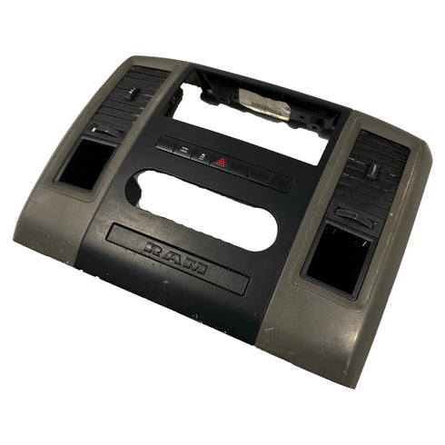 2009-2012 Dodge RAM 1500 2500 3500 Center Dash Radio Bezel Panel BROWN