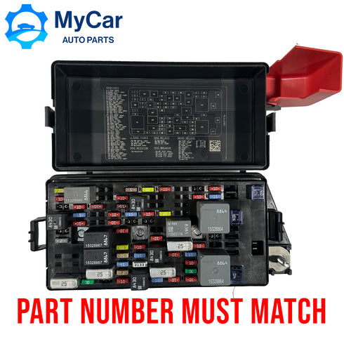 OEM REAR FUSE BOX UNDER SEAT 2008-2011 BUICK LUCERNE CADILLAC DTS 13697145