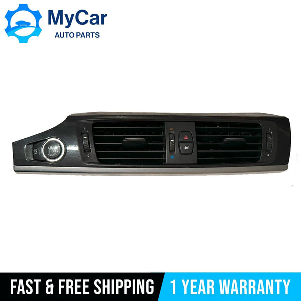 OEM 2011-2017 BMW X3 X4 DASH BOARD AIR VENT PUSH START BUTTON BLACK 9184743 10