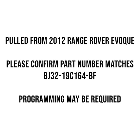 10-15 Jaguar Land Rover PREMIUM Audio Stereo Sound Amplifier Amp BJ32-19C164-BF