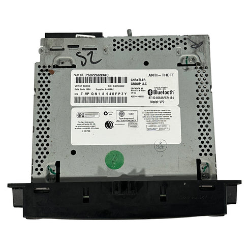 OEM 2015 2016 Chrysler 200 Touch Screen Bluetooth Media Radio VP2 P68226693AC