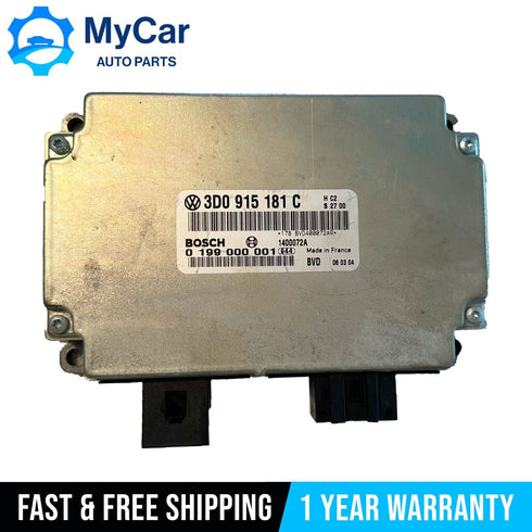 OEM 03-12 Bentley Continental Phaeton Battery Monitor Module Control 3D0915181C