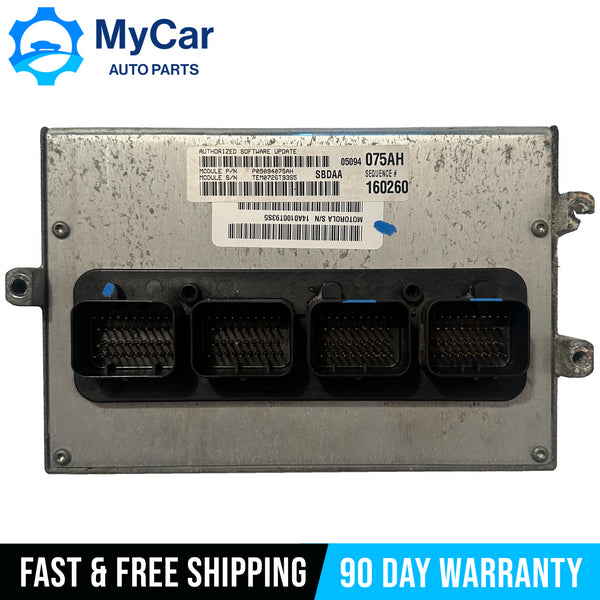 2006 Dodge Durango HEMI 5.7L A/T PCM ECU ECM Engine Control Unit P05094075AH