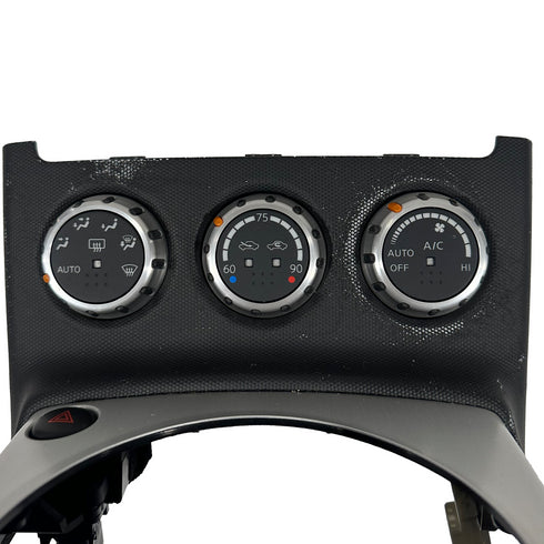 2006-2009 Nissan 350Z AC Heater Climate Control Switches W/ Bezel