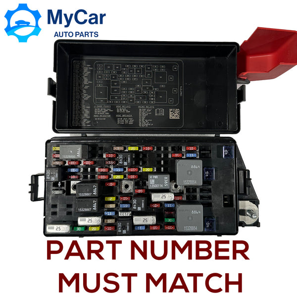 OEM 2008 - 2011 BUICK LUCERNE CADILLAC DTS REAR FUSE BOX UNDER SEAT 13599107