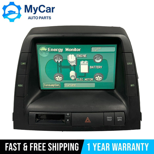 OEM 2004-2009 TOYOTA PRIUS INFO DASH ENERGY DISPLAY SCREEN MONITOR 86110-47081