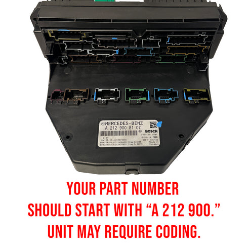 2008-14 Mercedes W204 C350 C300 Front SAM Fuse Relay Junction Box Assembly OEM