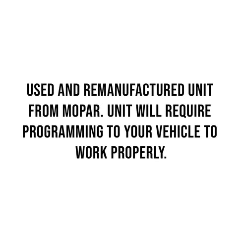 REMANUFACTURED OEM 2009 DODGE RAM 1500 5.7L ENGINE COMPUTER MODULE ECM ECU PCM