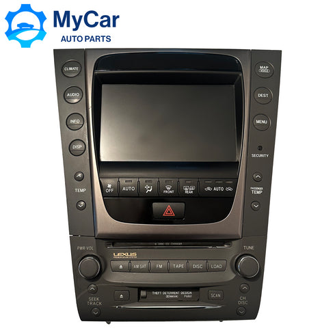 2006-07 Lexus GS300 GS350 Navigation Info Display Screen Control 86111-30390
