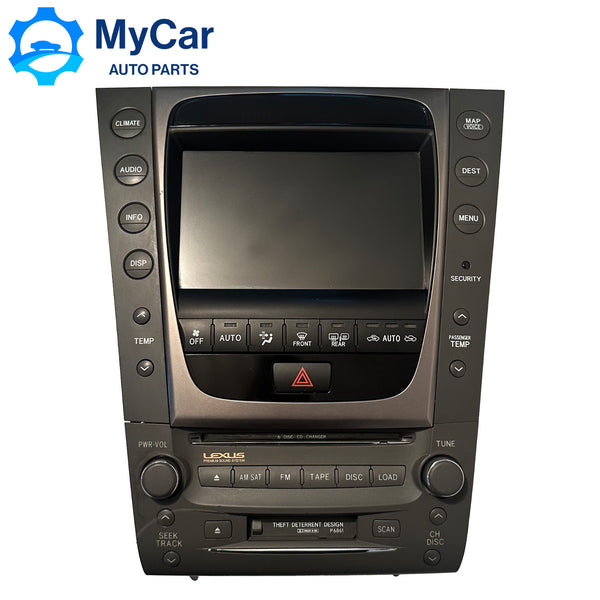 2006-07 Lexus GS300 GS350 Navigation Info Display Screen Control 86111-30390