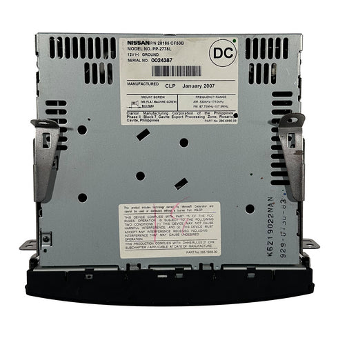 2007-09 350z Electronic Audio Radio Stereo Receiver Head Unit CD Disc Player