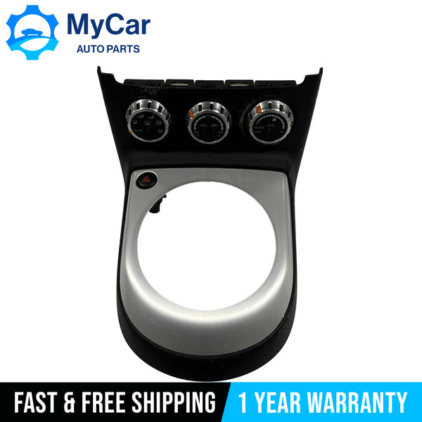 2006-2009 Nissan 350Z AC Heater Climate Control Switches W/ Bezel