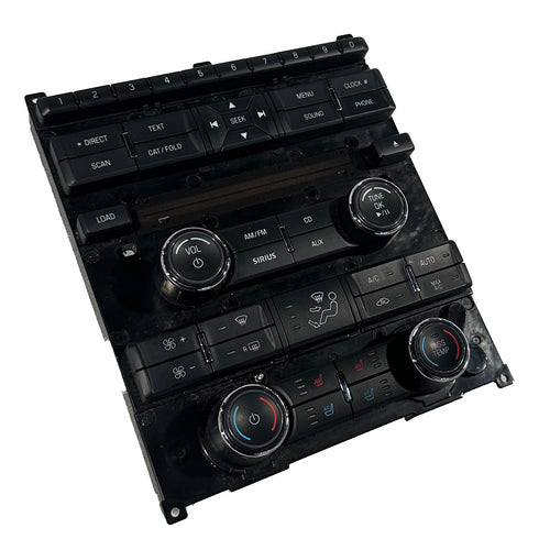 2010-2012 FORD TAURUS RADIO CLIMATE CONTROL PANEL COOLED SEATS AG1T-18A802-DB