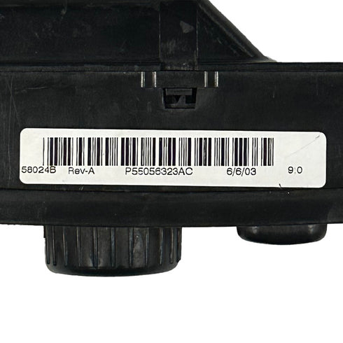 2002-2005 Dodge Ram AC Heat Temp Dual Climate Control Unit P55056323AC