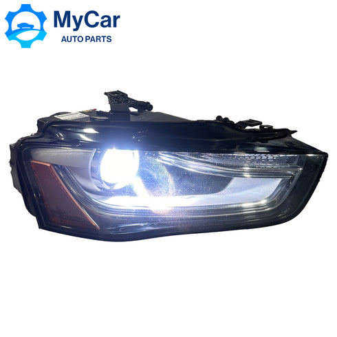 2013-2016 AUDI A4 S4 RIGHT PASSENGER SIDE XENON NON-AFS HEADLIGHT OEM