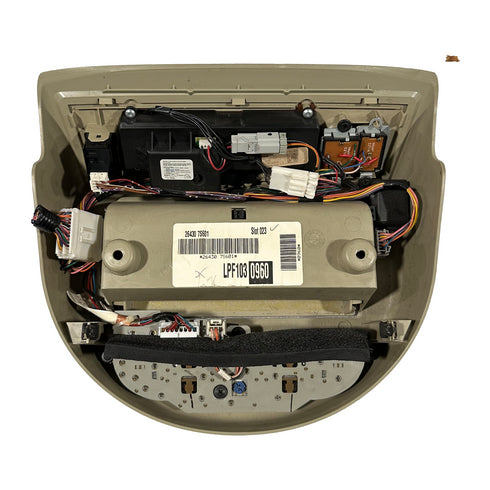 2004-12 Nissan Armada QX56 Overhead Console Dome Light Digital Sunroof Beige OEM